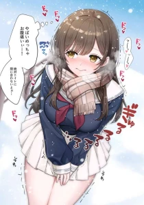 みなみ - 【うんち版4枚】雪国の女の子は野糞をします