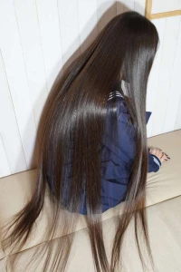 haircamera - つやつやスーパーロングヘアセーラー服編 41photos
