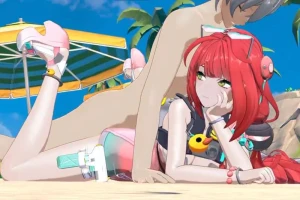 EcchiWaffle - Yuzuha - Beach Prone Bone (Zenless Zone Zero)