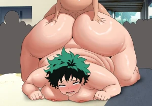 VanJun67 - BigbyLies request - obese deku gets surrounded