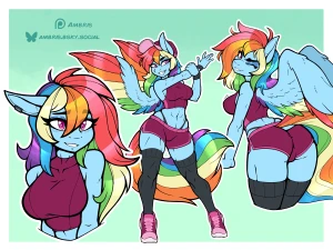 ambris - Rainbow Dash (Flirty)