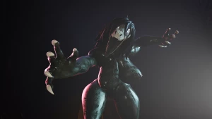 Nastytentaclee - scp 682 halloween month is started, link below