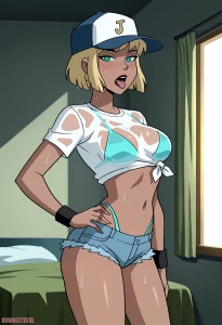 BubbleTeeXL - (Extra) Galatea (Power Girl) | Justice League Unlimited