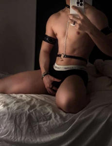 Vain - DOLCE: Nighttime Collars & Harnesses [IRL] [Photoset] [White Day Gift] [Tug it those pants OFF] [Underwear only photo] [Cup it?]   