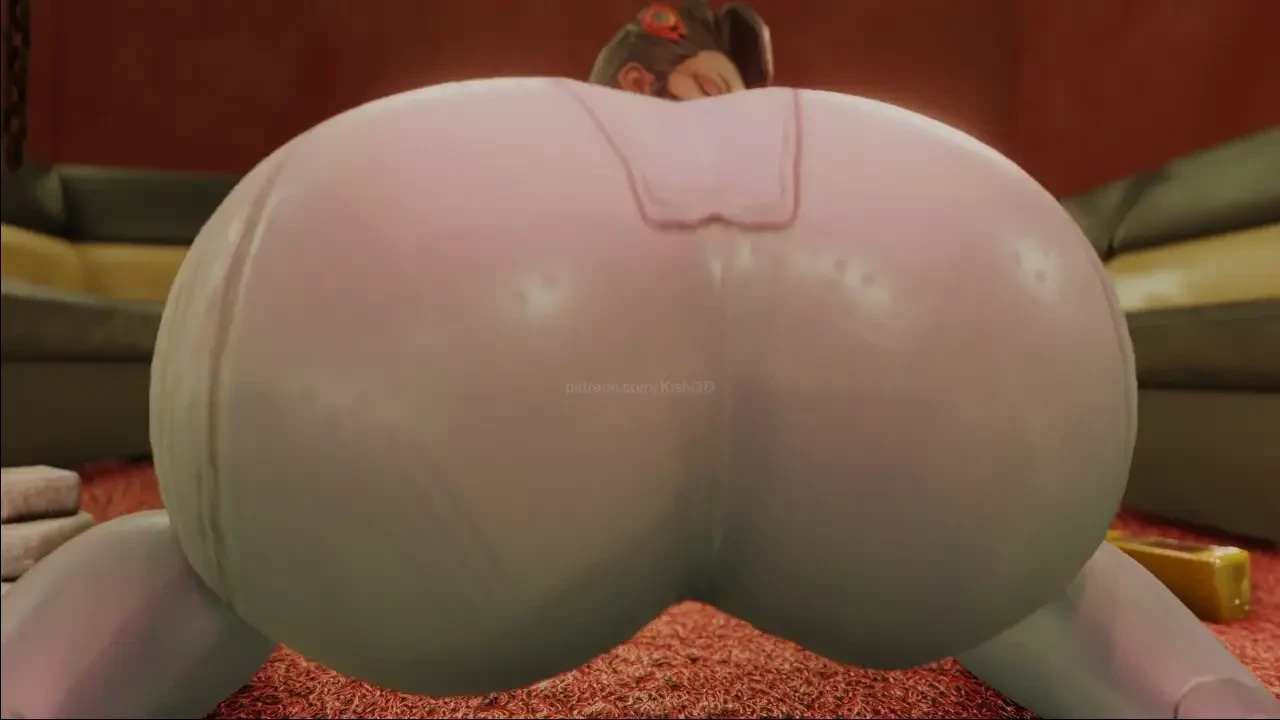 Kishi3D - Peni big ass booty on all four video