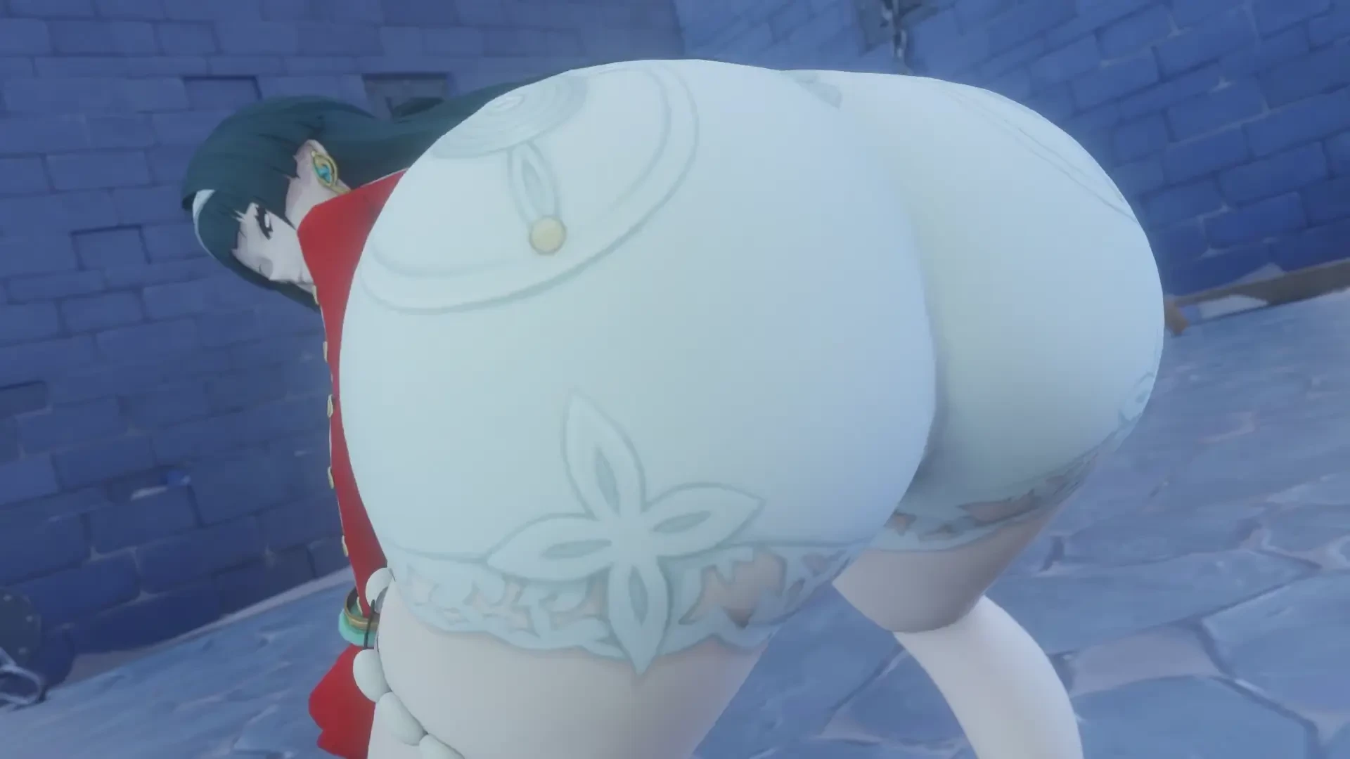 Kishi3D - Astra Yao fat ass teasing video HD Watermark-free