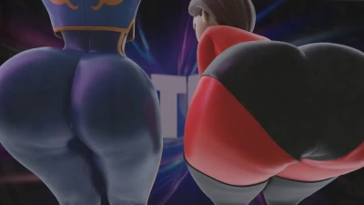Kishi3D - Elastgirl girl x Chun Li asses on glass video T2 Bonus - Free Hentai Manga, Doujinshi and Comics Online Reader | LewdVault.com