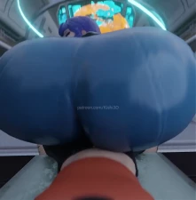 Kishi3D - Juni rubbing her fat ass on Skye video - Free Hentai Manga, Doujinshi and Comics Online Reader | LewdVault.com
