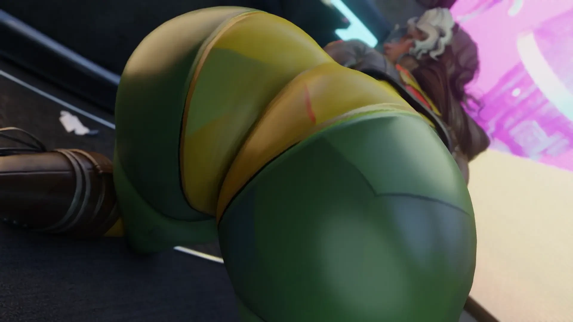 Kishi3D - Rogue twerking on all four video HD Watermark-free