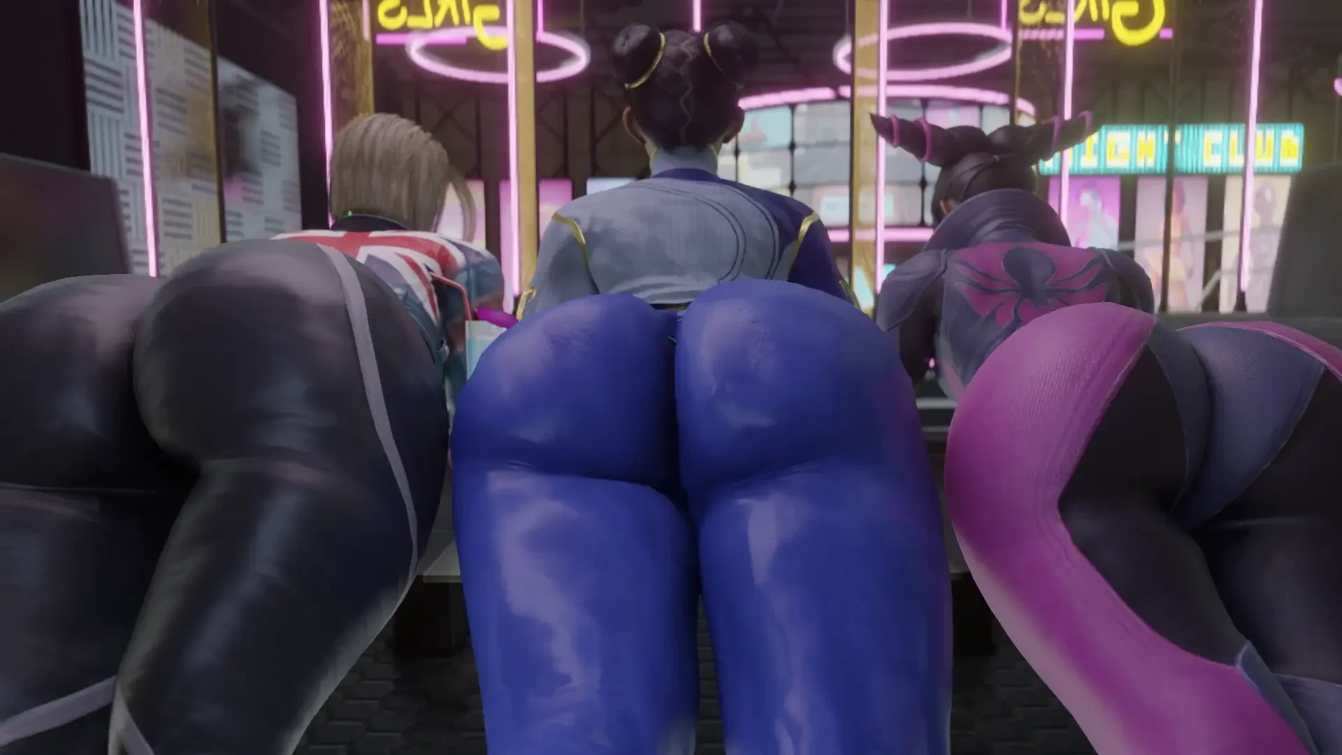 Kishi3D - Street Fighter 6 Triple booties video T2 Bonus