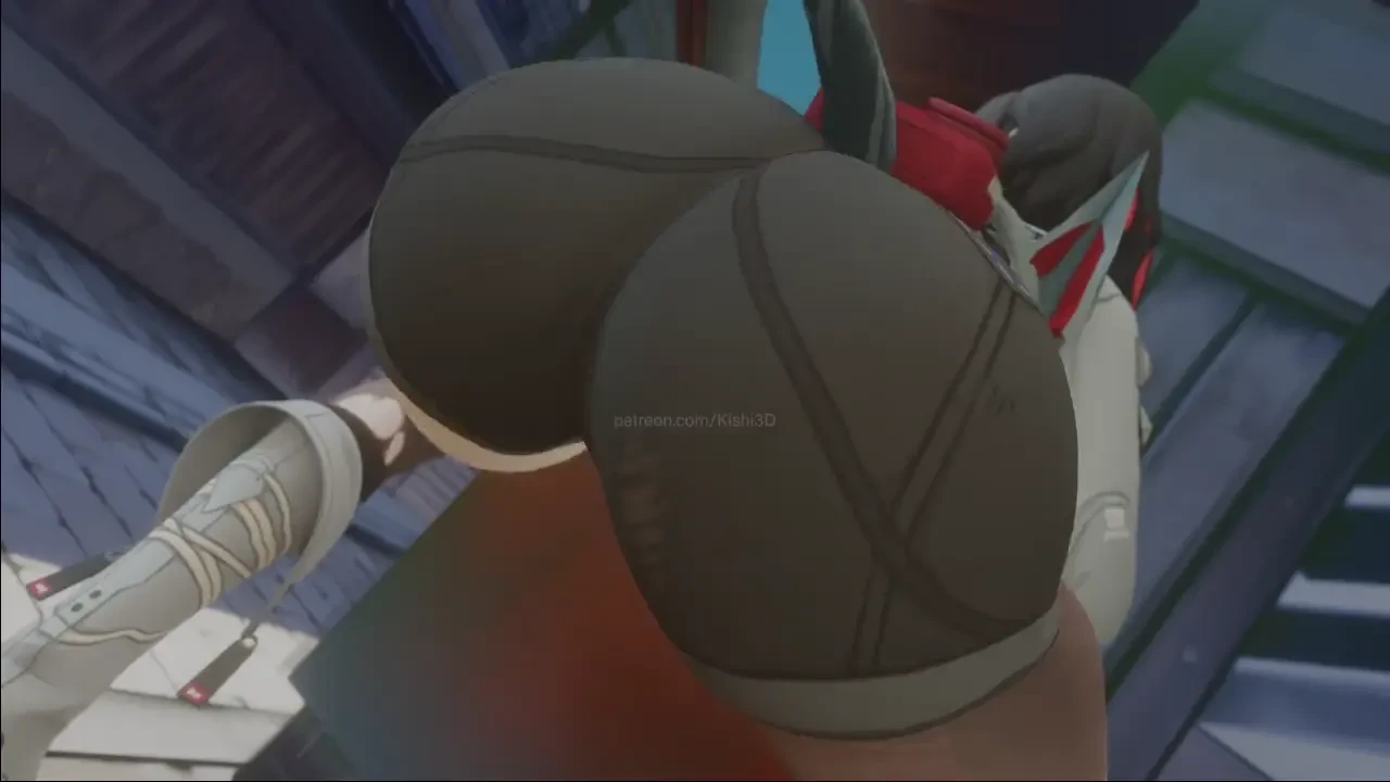 Kishi3D - ZZZ Jane Doe squatt twerking video