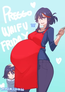 Clone66 - mama Ryuko : preggo waifu friday!!!