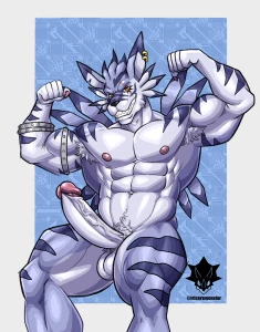 Triceramonster - Day 15 WereGarurumon