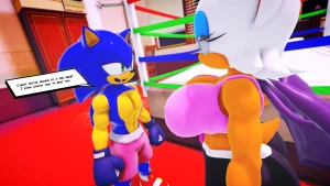 UltimaBox - Sonic vs Rouge! -Bed Boxing- NSFW COMMISSION