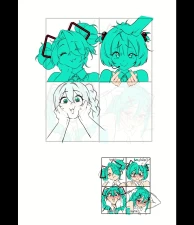 snegovski - Miku's hairstyles ^-^ (+ ALL bonus pics) part 2 - Free Hentai Manga, Doujinshi and Comics Online Reader | LewdVault.com