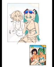 snegovski - Miku x Jiro (+EXTRA bonus pics!) part 2 - Free Hentai Manga, Doujinshi and Comics Online Reader | LewdVault.com