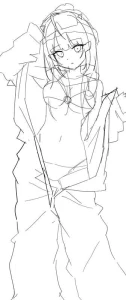 とき - 【灰色ちゃん】表情差分、ラフ、線画、下塗り、R18版