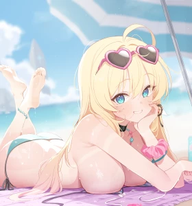 deyui - Swimsuit Stella Sora Sketches Original Ecchi Versions