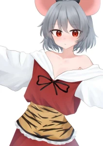 だくあず - 【2枚】星ちゃんの服を着るナズーリン　ずり落ち差分