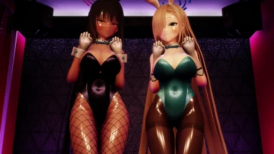 ハスキー - 【本物質感】C＆Cバニーがエロエロ誘惑HellTaker【乳揺れ】 - Free Hentai Manga, Doujinshi and Comics Online Reader | LewdVault.com