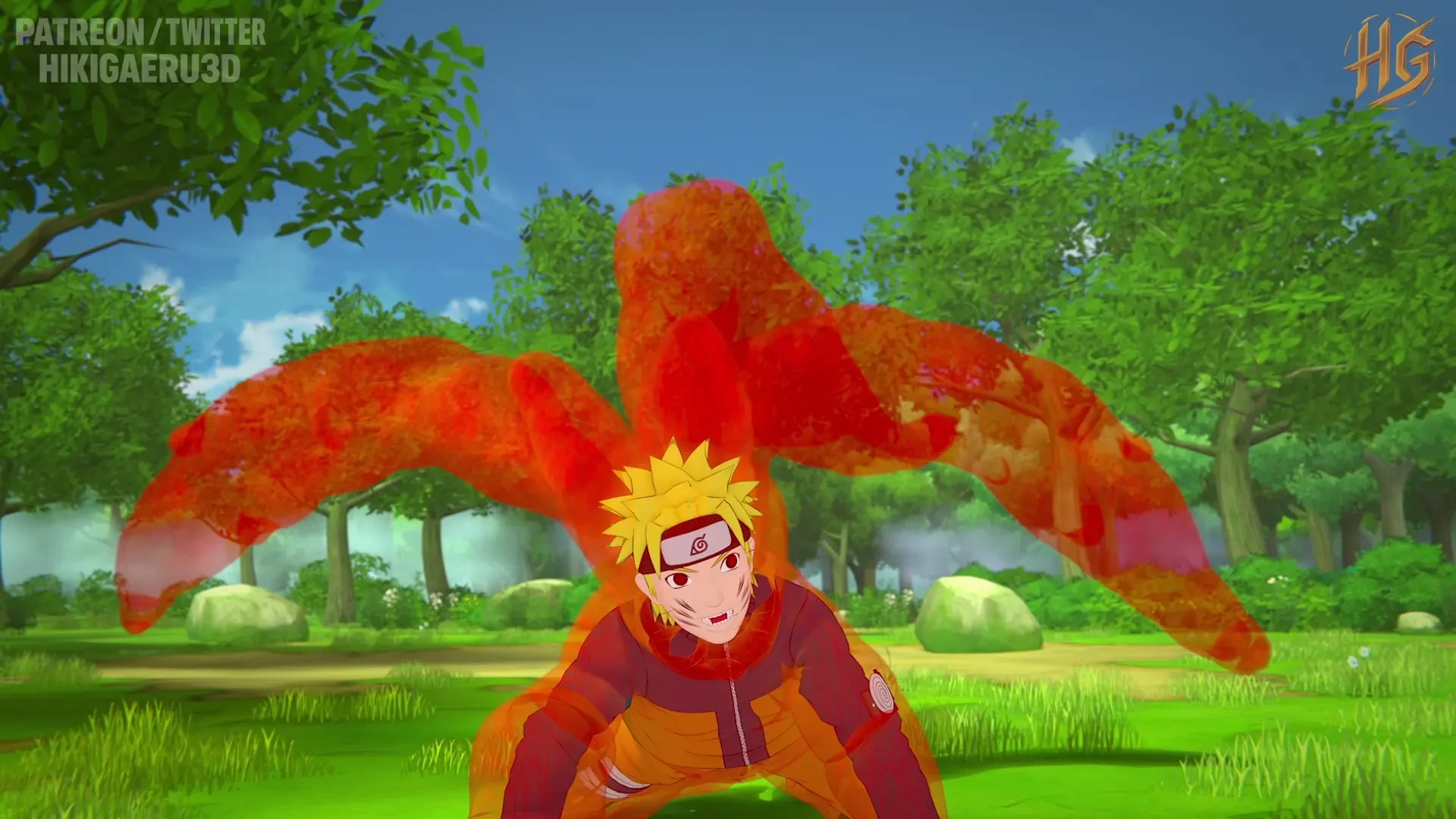 HIKIGAERU3D - Sakura x Naruto 4 tails part 2