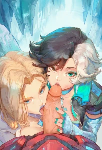 LucaKP - (Basic Commission) Emma Frost X Luna X Iron Man