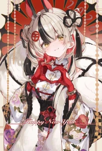 朱里/shuri - 【年賀状プレゼント】HAPPY NEW YEAR【１月限定配布】