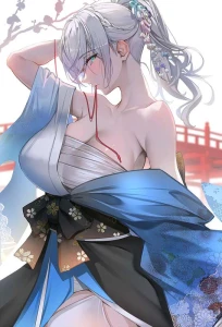 Omoti - 着物ノエル団長＋差分♡