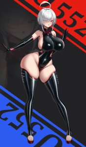 ヴァサゴ - アズールレーン  U-552 太もも差分+透明PNG