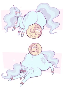 ridiculouscake - 'Coach' Celestia and Her New Yoga Ball