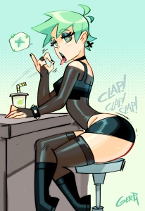 gerph18up - POV: Goth Gamer Girl Mint  next to you.