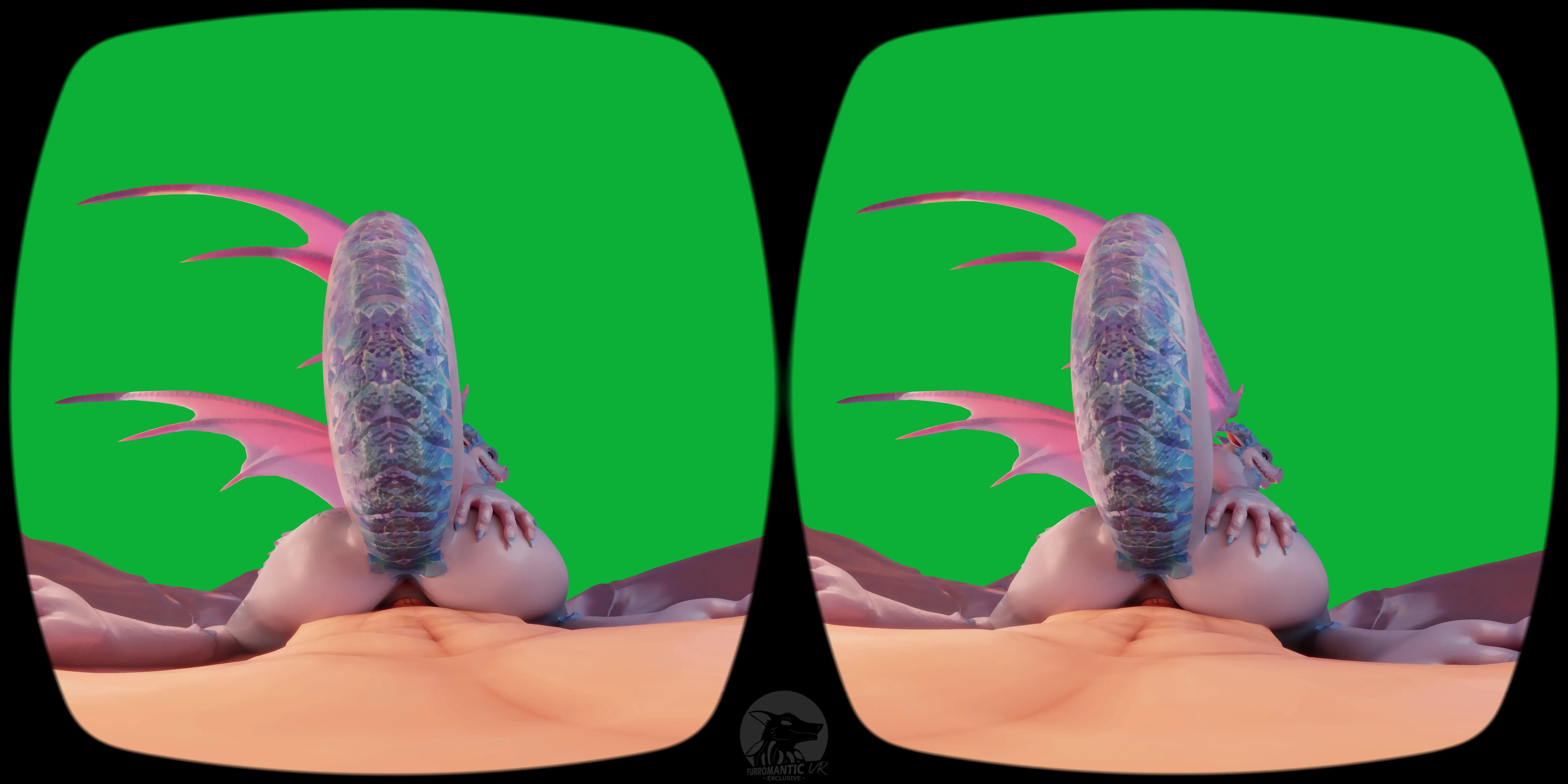 Furromantic - [Animation | VR] - Aurealis the frost dragon (4K/VR8K/MixedReality) part 6