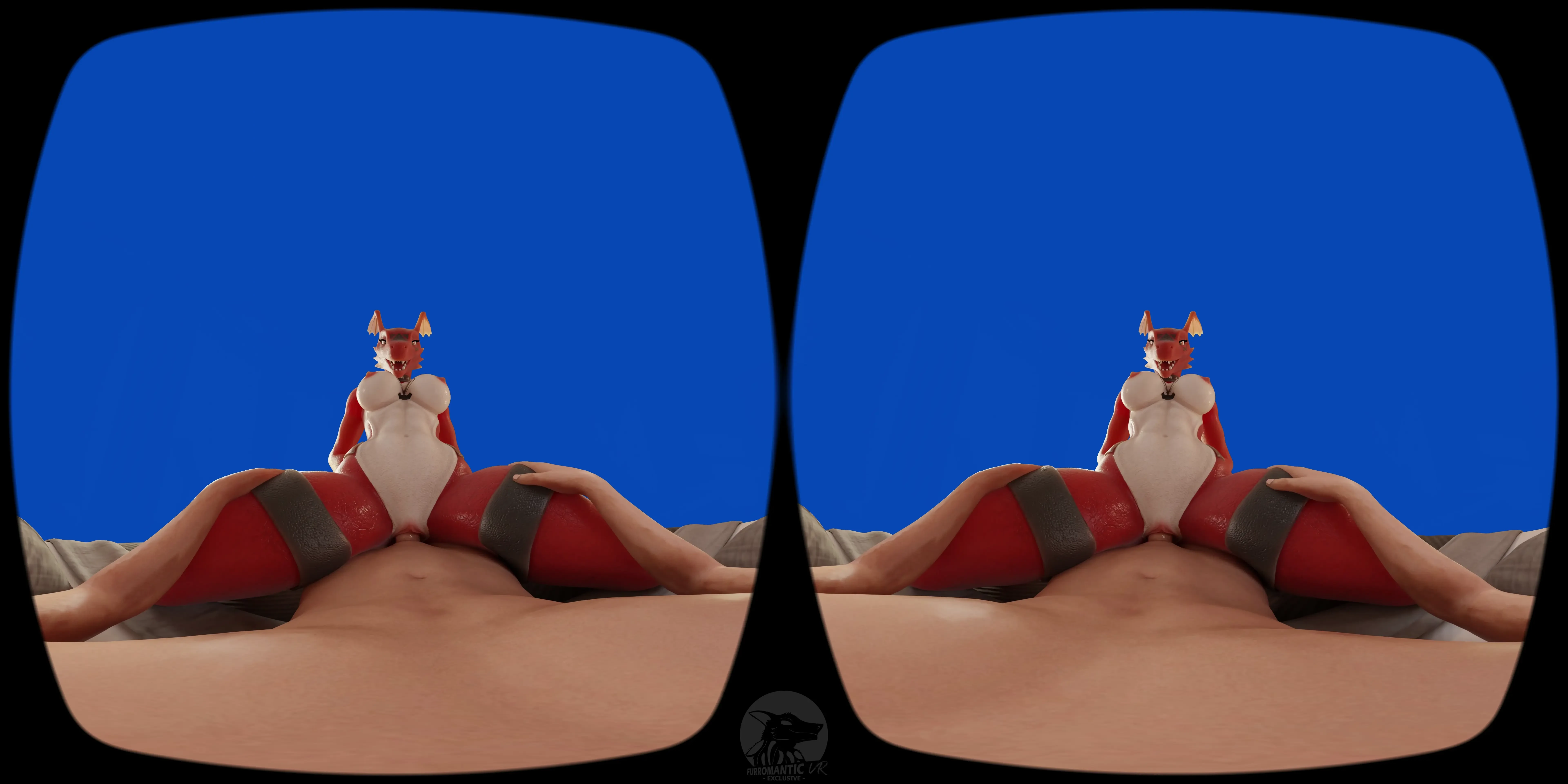 Furromantic - [Animation | VR | ] - Guilmon's relaxing training (4K/VR8K/MixedReality) part 4