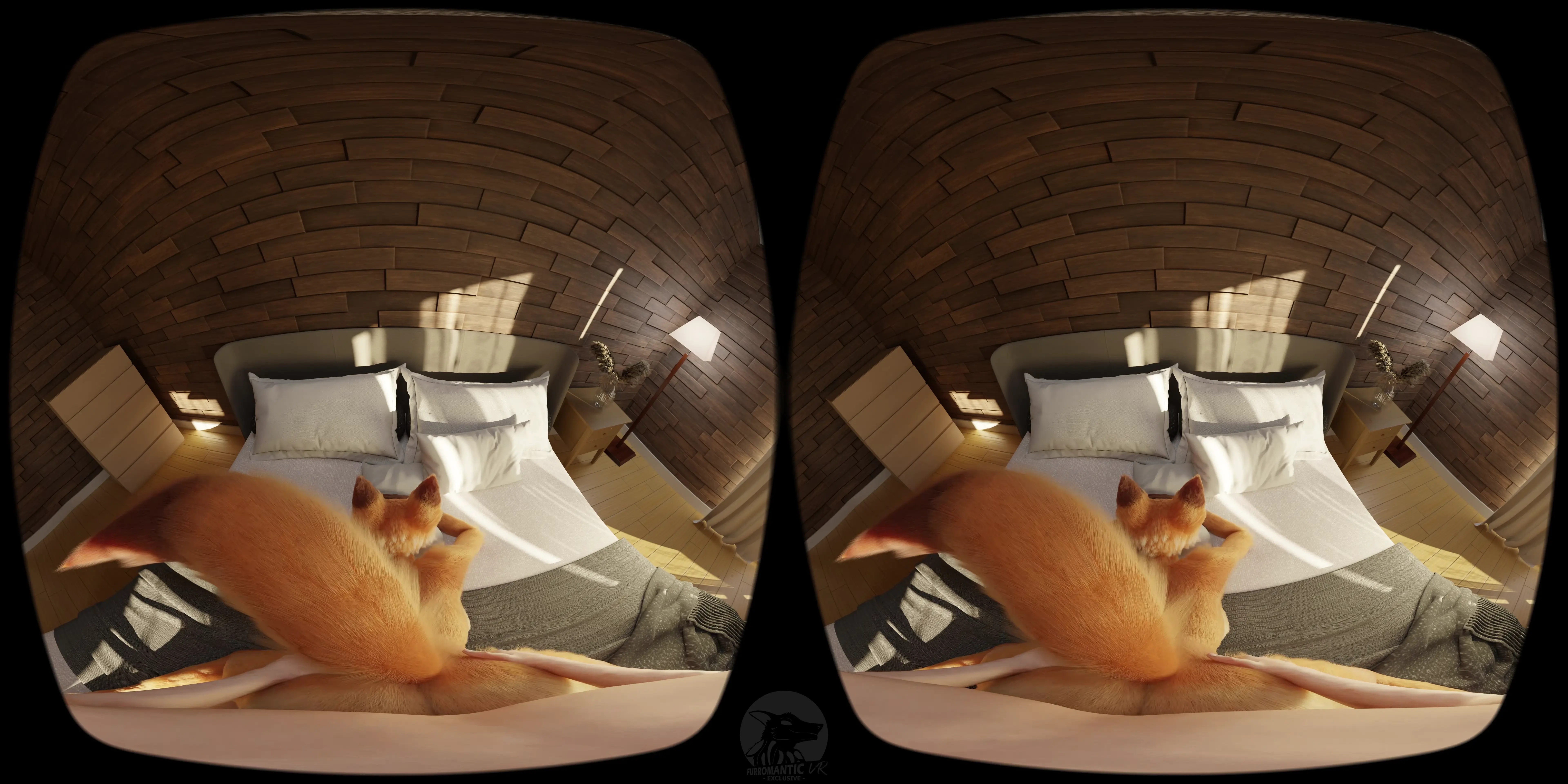 Furromantic - [Animation | VR] - Having fun with Sophie (4K/VR8K/MixedReality) part 3