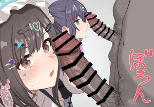 しわくちゃきんたま - 絵名とまふゆのフェラ
