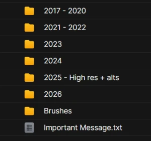 AlamanderArts - Art Archive + Brushes (Updated)