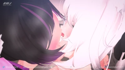 にもじ-Nimoji - 【リクエスト】あのん＆舞夜でダブルフェラ&レズキス - Free Hentai Manga, Doujinshi and Comics Online Reader | LewdVault.com