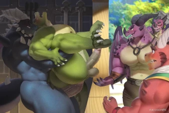 21CenturyRaccoon - BubbaXNestor 2 (Animated Illust) - Free Hentai Manga, Doujinshi and Comics Online Reader | LewdVault.com