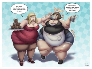 SweetnessAdmirer - Sketch Upgrade - Dee and Waitress