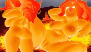 inkershike - [ADVENTURE TIME] FLAME QUEEN! 