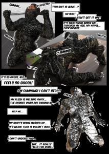 Tonde_Itte - Rubber Drone TF by suit!   (Daz Comics 11Page)