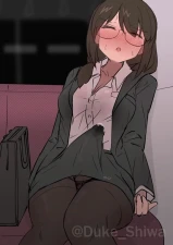 シワ公 - ふたなりOLさん、お疲れで電車居眠りお漏らし・・[高品質音声付きmp4版] - Free Hentai Manga, Doujinshi and Comics Online Reader | LewdVault.com