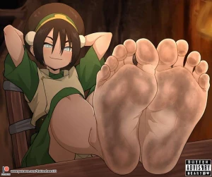 Rottenheart10 - Toph Beifong Feet - Avatar TLOA (Fullcolour) (Tier 10,15,20) (clean feet) (Working on Alts)