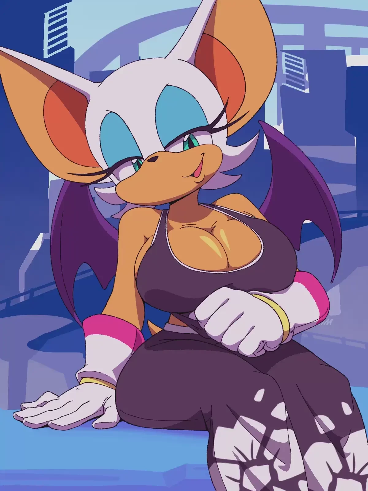 twistedgrim - Rouge the Batitties