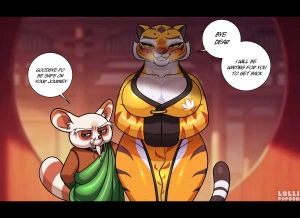 lollipopcon - Tigress And Master Shifu