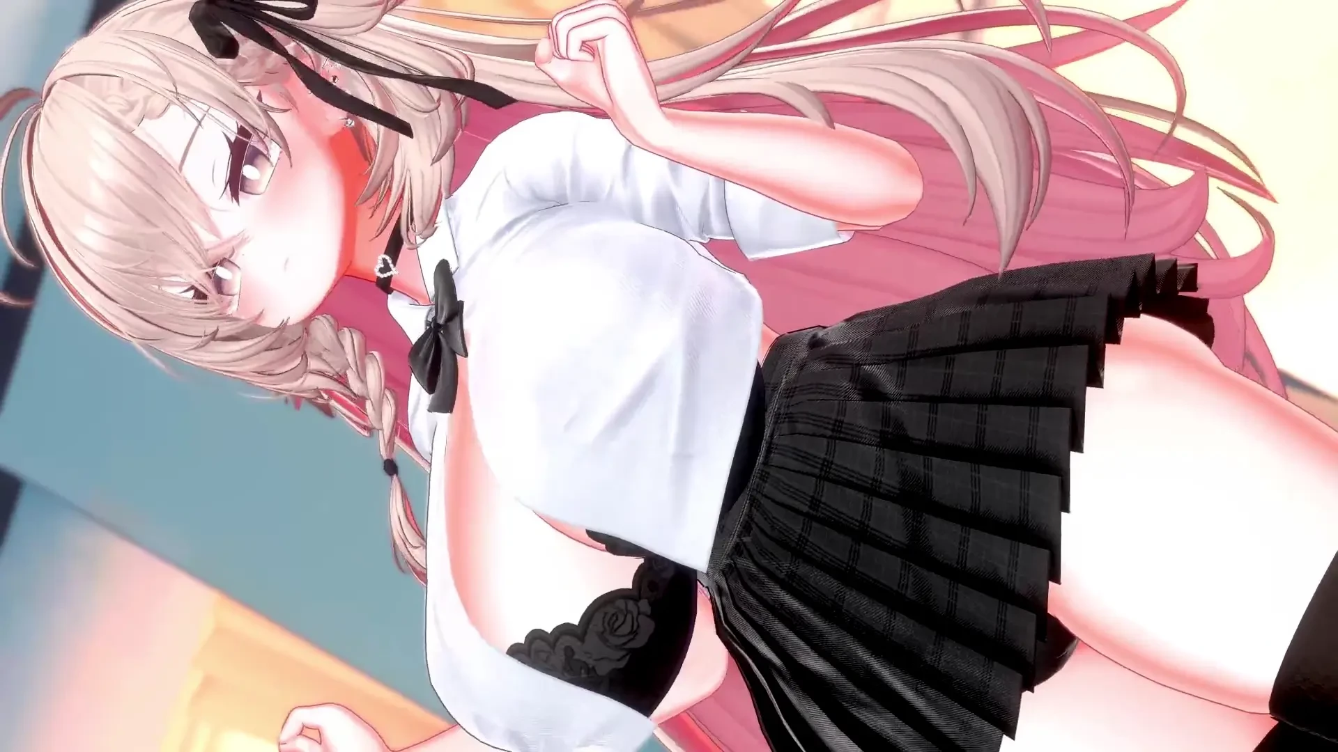 dark-kn - 【3D動画】無表情でめっちゃ愛してくる後輩ちゃん part 2