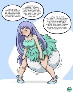 hyrosdiaperdivas - Fan Art - Nejire Wins The Pageant