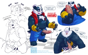catsudon - Catsu Corner: Badger Heat