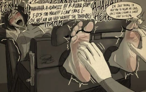 Pirata No 3 - Korra Tickled in stocks Clean Sketch