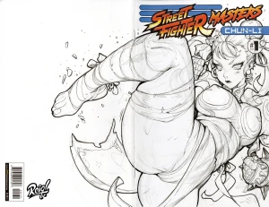 reiq - [Artwork] Chun Li X Mai Shiranui Blank Covers (ink + Colors)